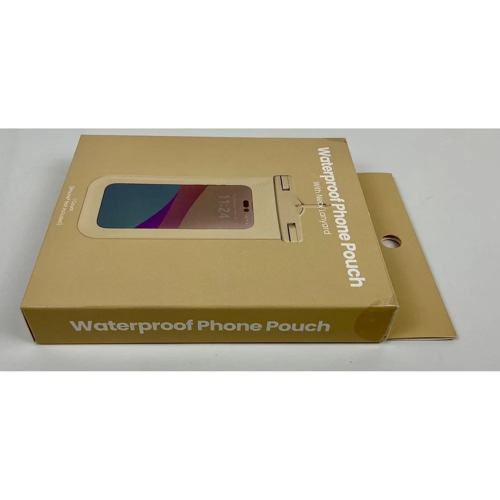Waterproof Phone Pouch with Neck‎ Lanyard Fits Most Phones up to 7 inches